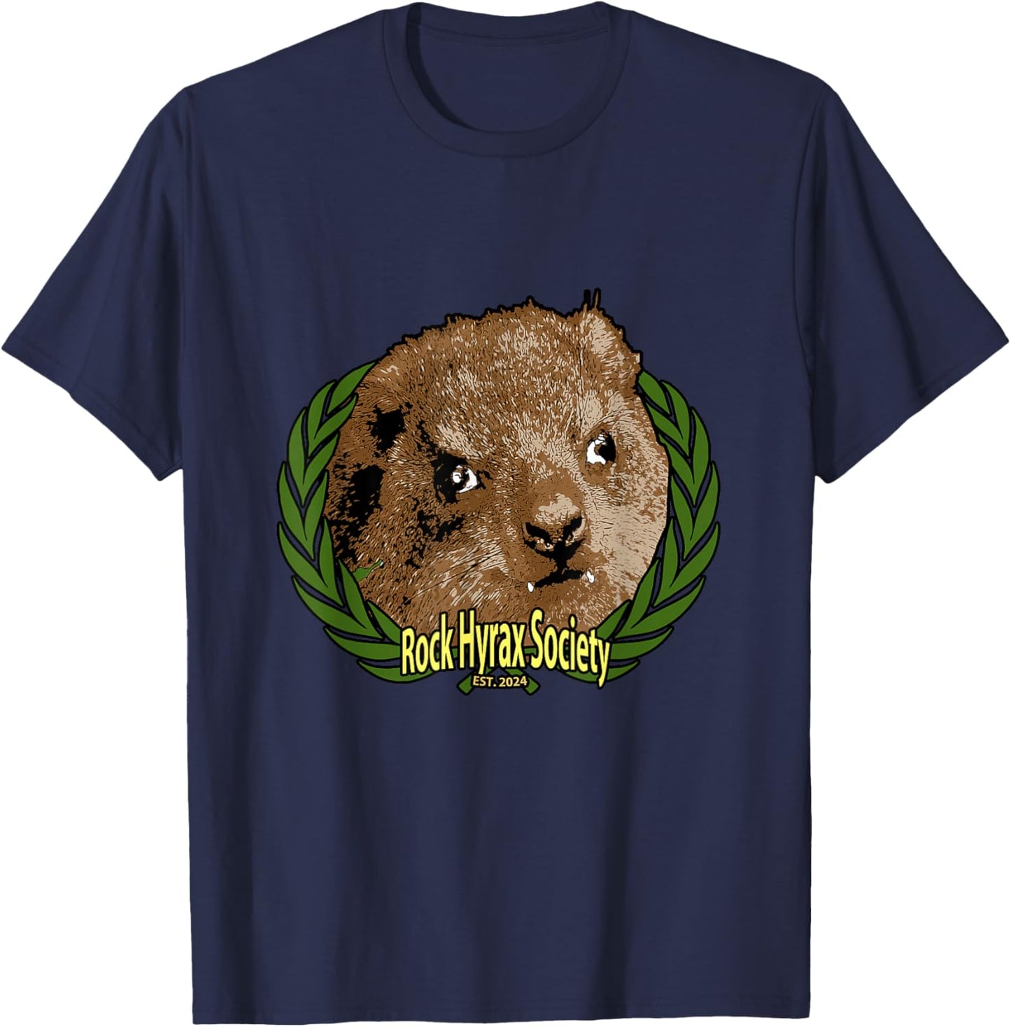 Rock Hyrax Society T-Shirt - T-Shirt | Navy