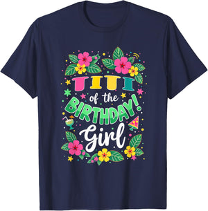 Aloha Hawaii Aunt Titi Of The Birthday Girl T-Shirt - T-Shirt | Navy