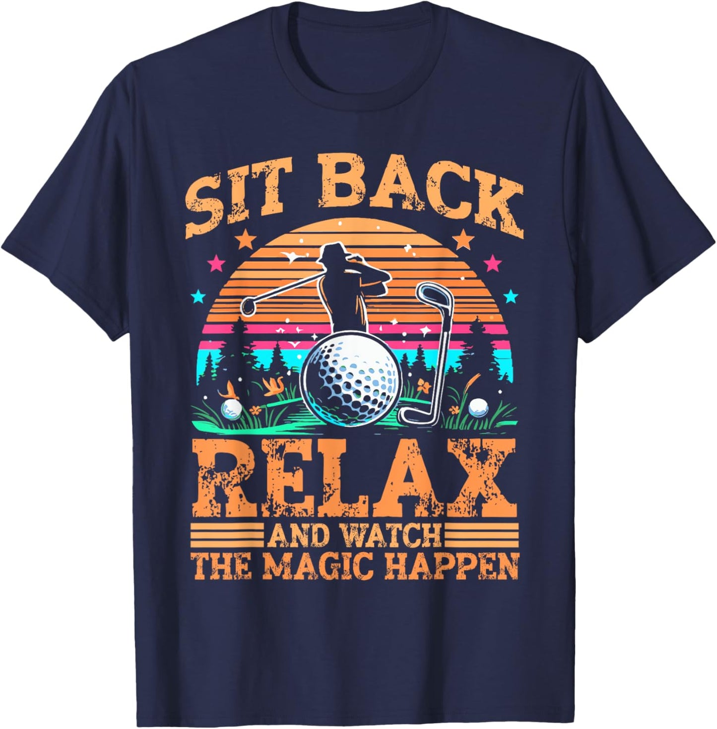Funny Golf Player T-Shirt - T-Shirt | Navy