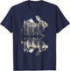 Rabbit Reflection Cute Bunny Nature Wildlife T-Shirt - T-Shirt | Navy