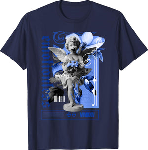 Emotionless Foamposite One Royal Matching Women T-Shirt - T-Shirt | Navy