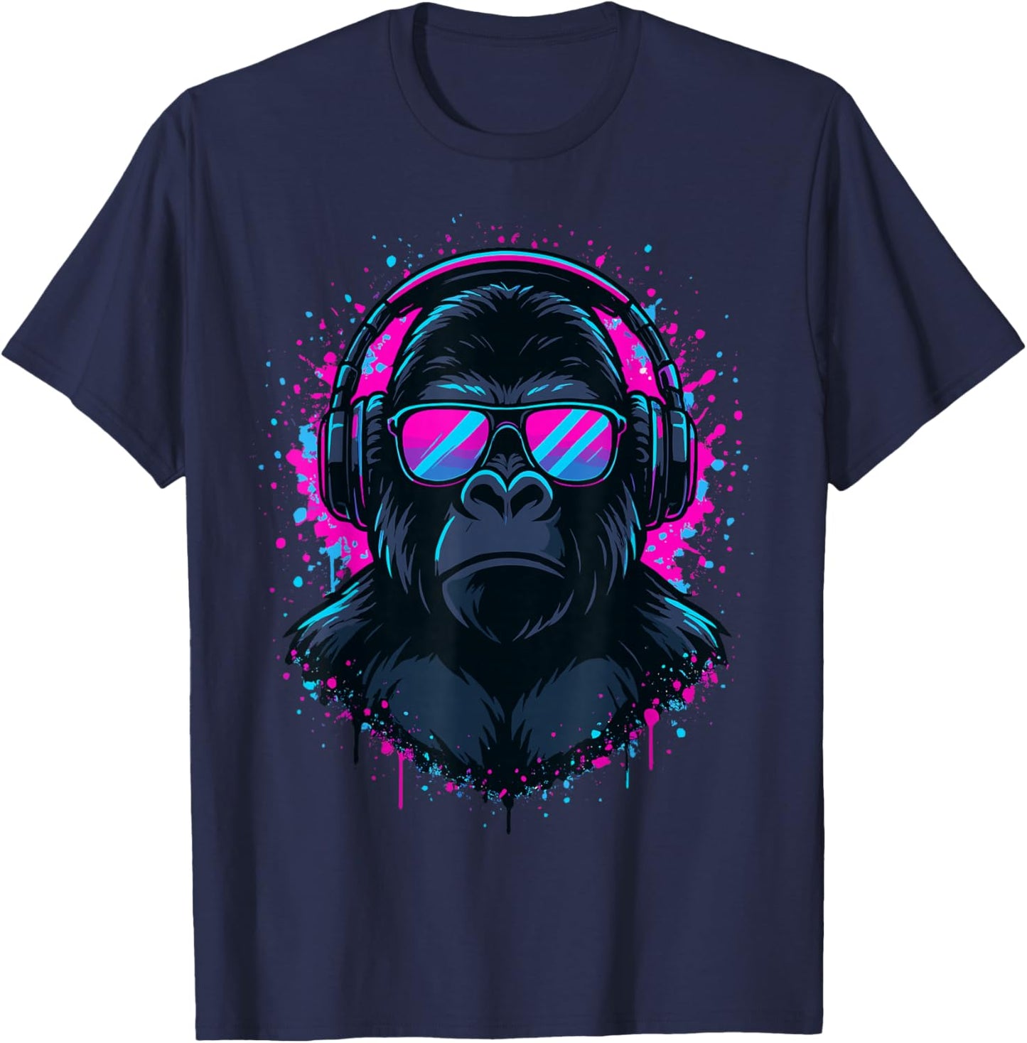 Techno House Electro Minimal Goa PSY Trance Acid Rave DnB T-Shirt - T-Shirt | Navy