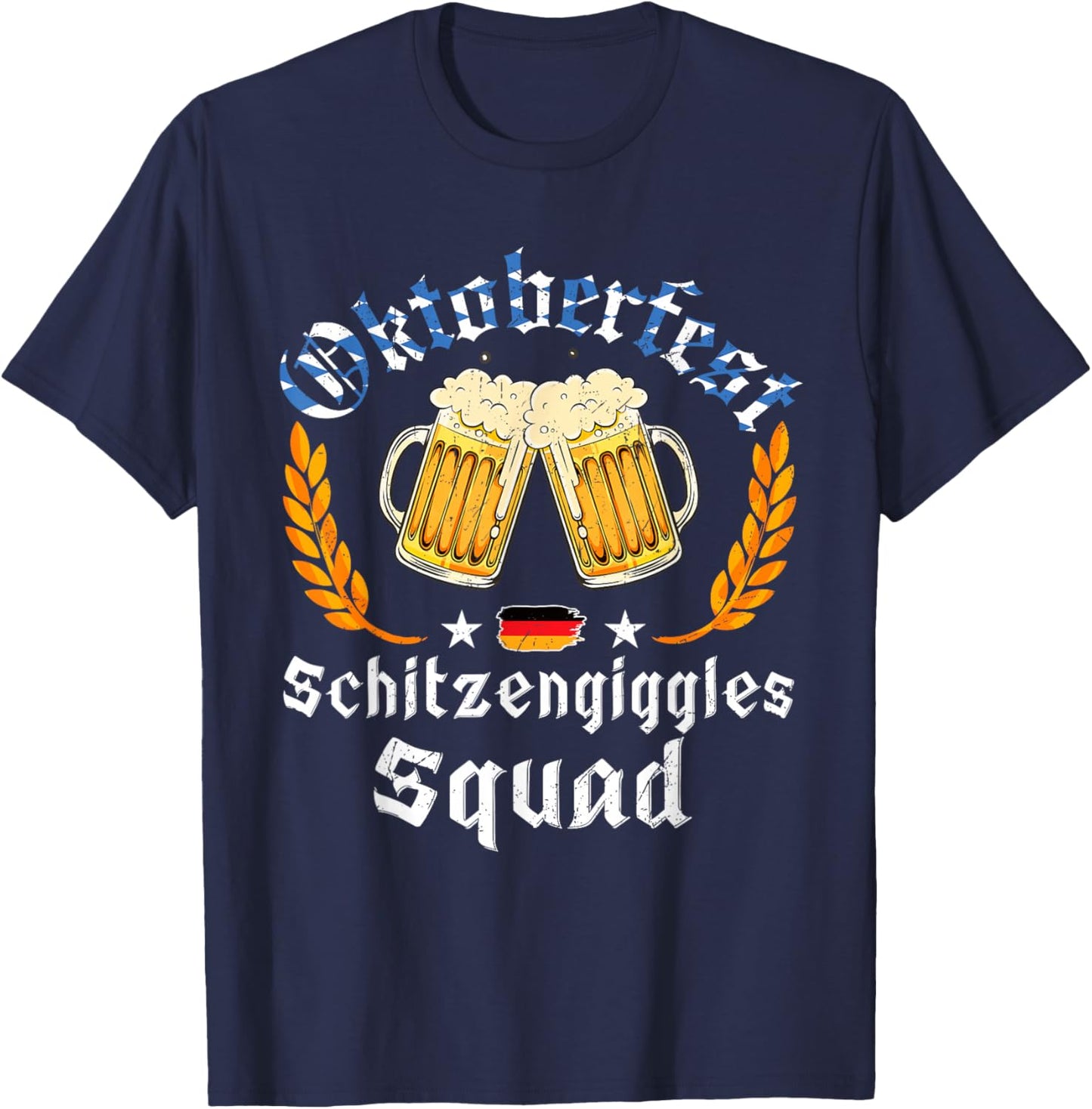 Oktoberfest Squad Bavarian Festival Munich Beer Men Women T-Shirt - T-Shirt | Navy