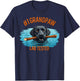 #1 GRANDPAW lab tested Best Dog Grandpa Labrador Retriever T-Shirt - T-Shirt | Navy
