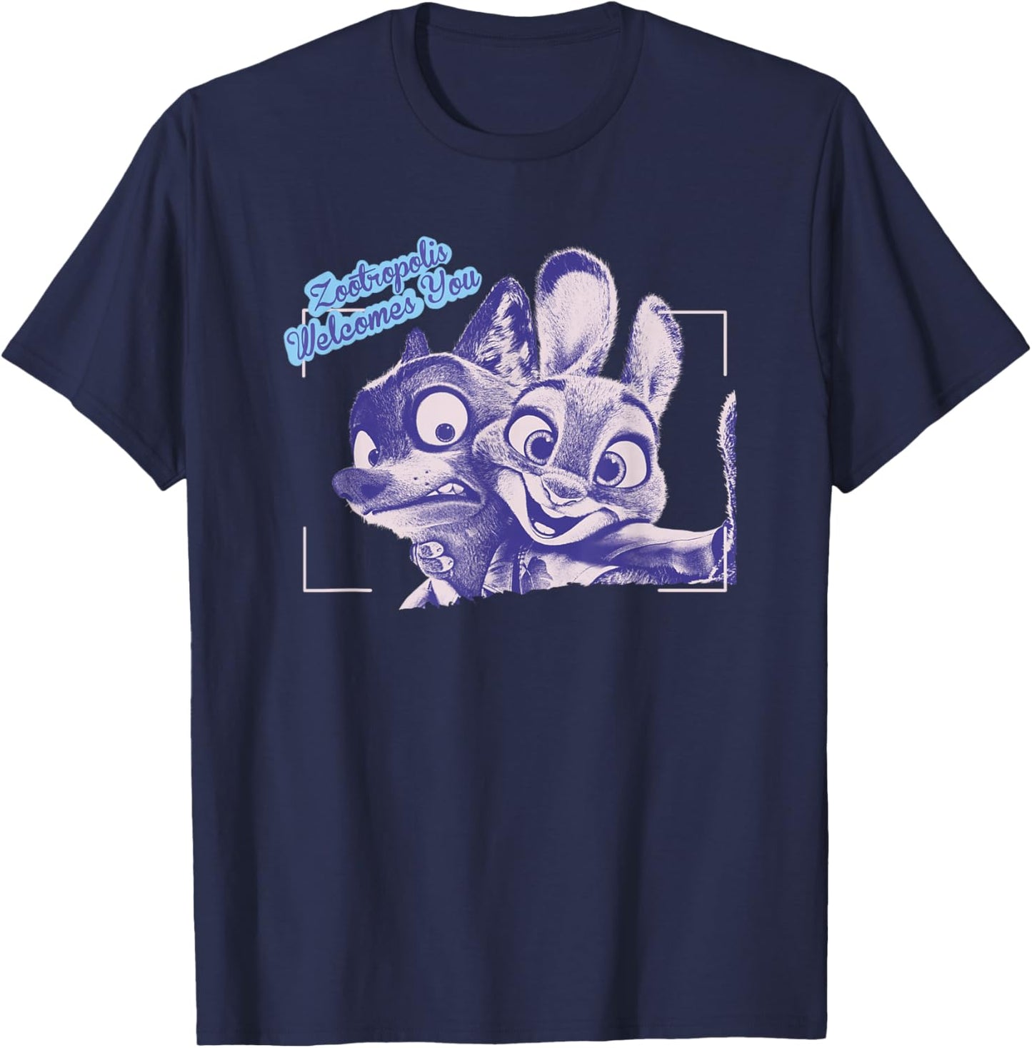 Zootopie Welcomes You T-Shirt - T-Shirt | Navy