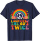 I Survived the 60's Twice 60th 70th Birthday T-Shirt - T-Shirt | Navy