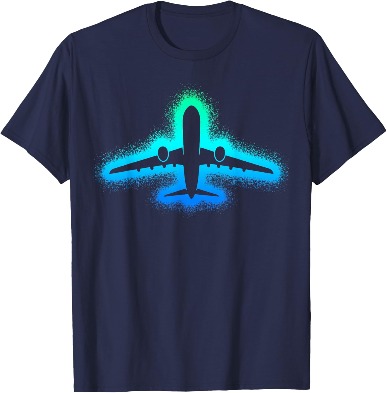 Airplane Aviation Kids Boys Men Pilot T-Shirt - T-Shirt | Navy