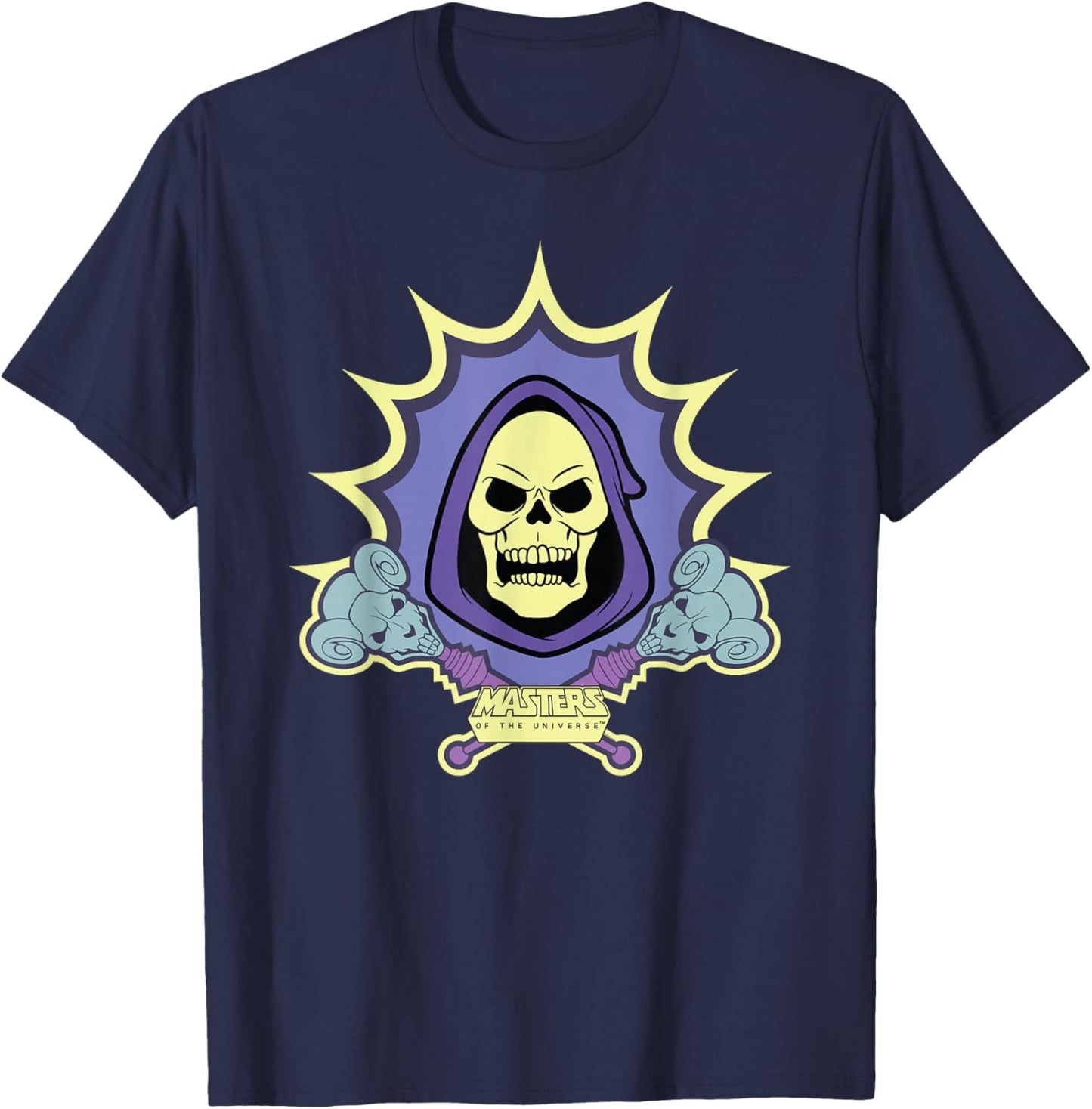 Masters of The Universe Skeletor Badge T-Shirt - T-Shirt | Navy