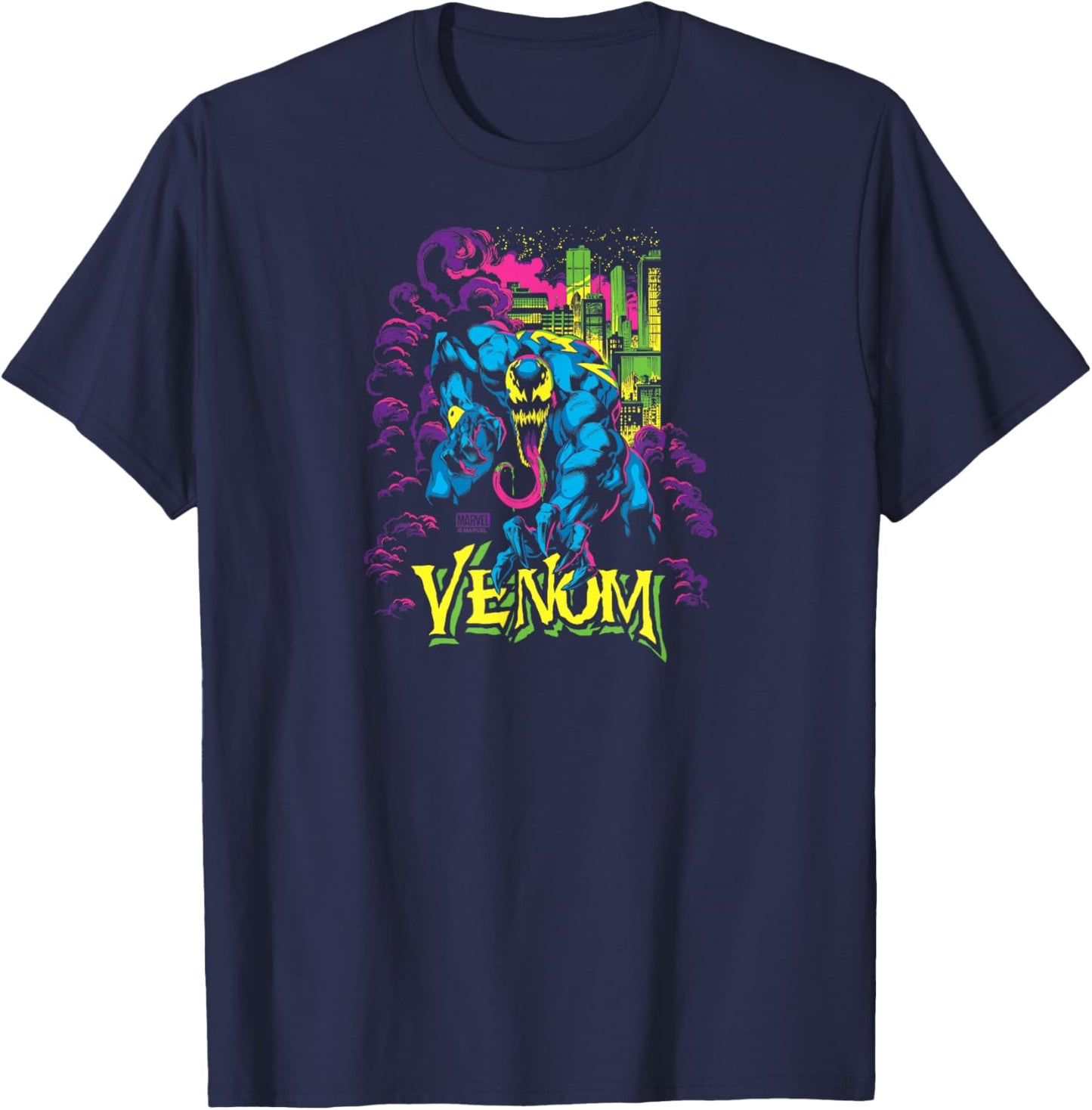 Venom - Black Light T-Shirt - T-Shirt | Navy