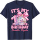 Its My 10th Birthday Double Digits Disco Ball Birthday Party T-Shirt - T-Shirt | Navy