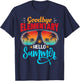 Goodbye Elementary Hello Summer Last Day School Graduation T-Shirt - T-Shirt | Navy