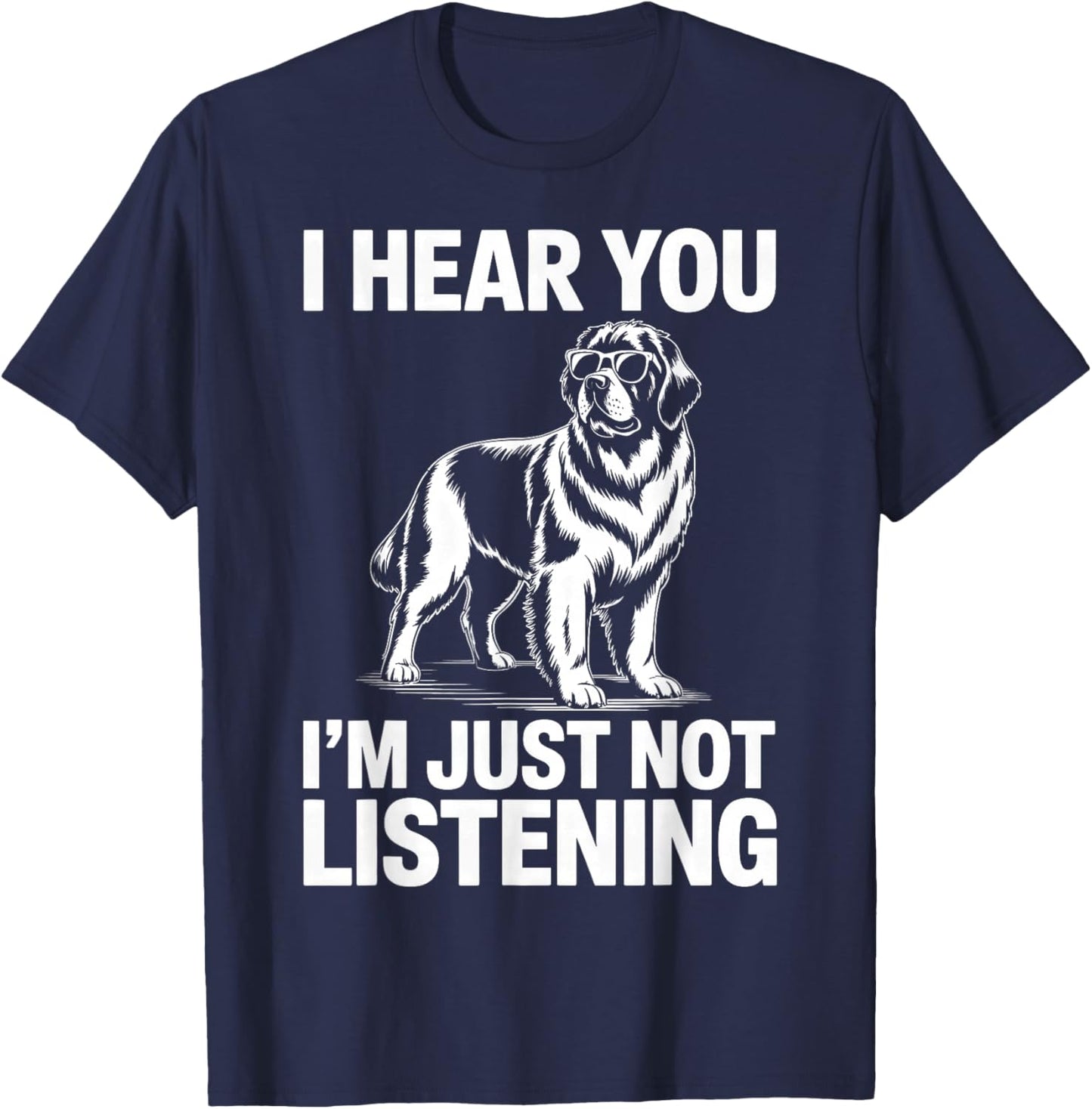 Terre-Neuve Chien Drôle Terre-Neuve T-Shirt - T-Shirt | Navy