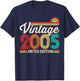 21st Birthday Boys Girls 21yr 2005 21 Years Old Birthday T-Shirt - T-Shirt | Navy