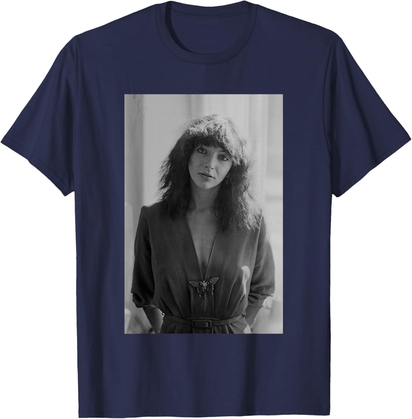 Kate Bush Wuthering Heights Singer Portrait 1979 T-Shirt - T-Shirt | Navy