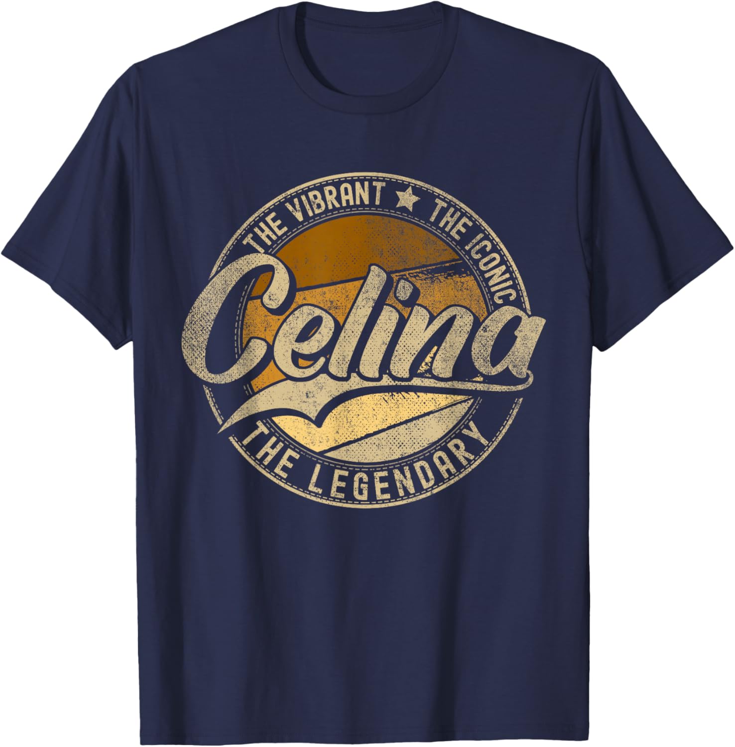 Celina TX | Texas | Vintage Distressed T-Shirt - T-Shirt | Navy