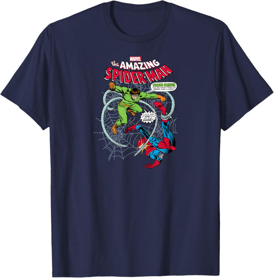 Spider-Man - Spidey vs. Doc Ock T-Shirt - T-Shirt | Navy