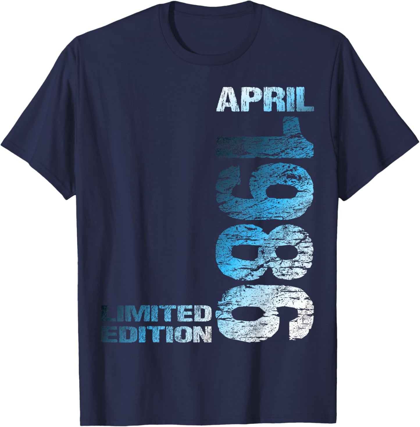 Limited Edition April 1986 Mann Frau 40. Geburtstag T-Shirt - T-Shirt | Navy
