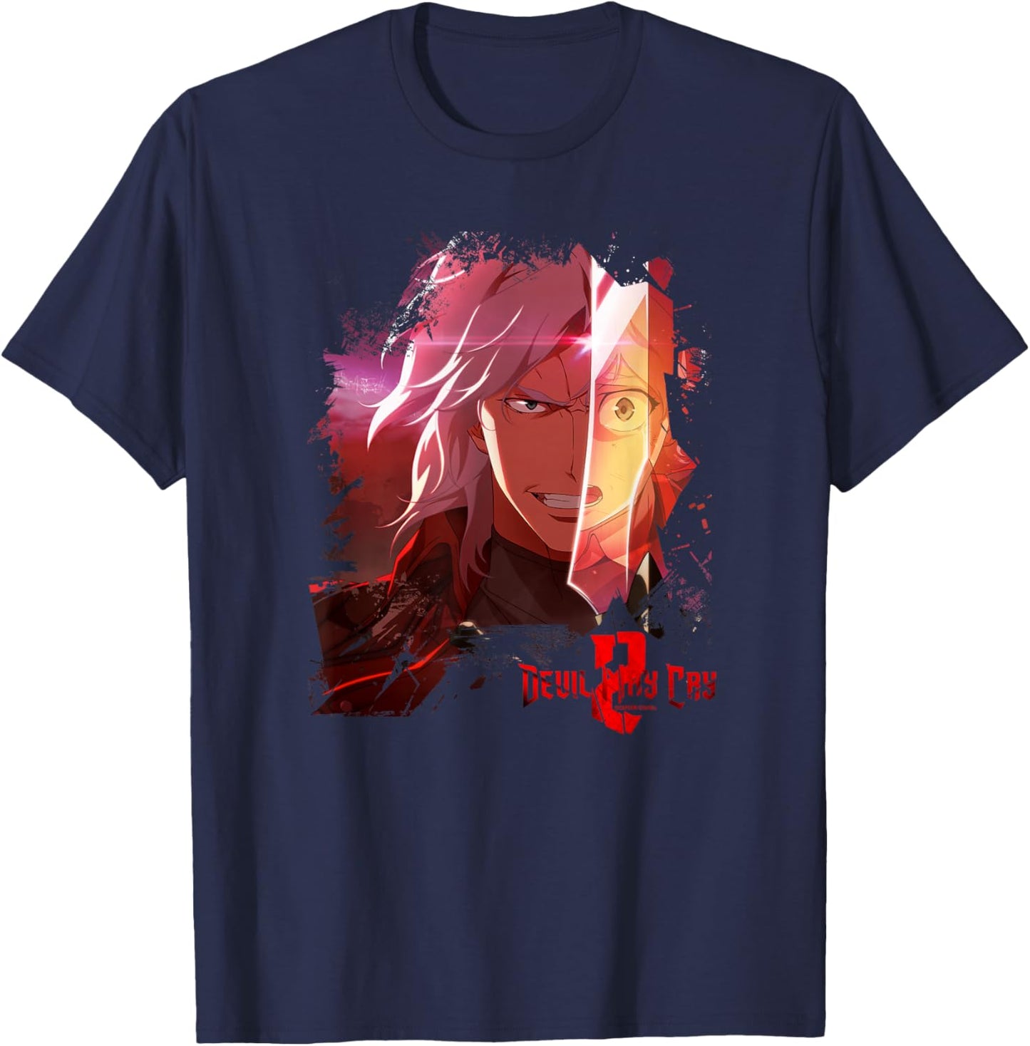 Devil May Cry Dante Officially Licensed T-Shirt - T-Shirt | Navy