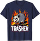 Opossum Skateboard Trasher Funny Possum Skater Men Boys Kids T-Shirt - T-Shirt | Navy