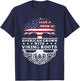 American Grown With Viking Roots US Flag Tree Men Women Kids T-Shirt - T-Shirt | Navy