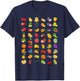 Many Different Fruits T-Shirt - T-Shirt | Navy