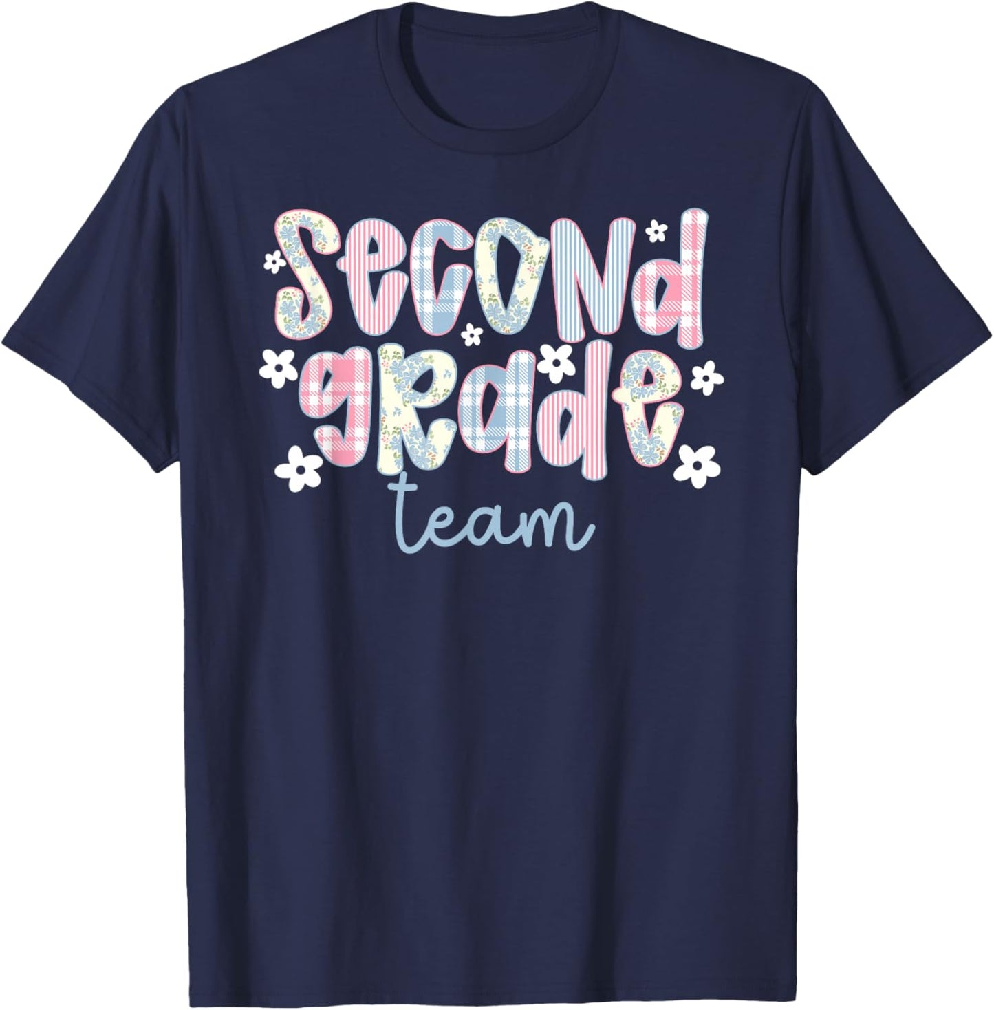 Second Grade Team 2nd Grade Teacher Second Grade Teacher T-Shirt - T-Shirt | Navy