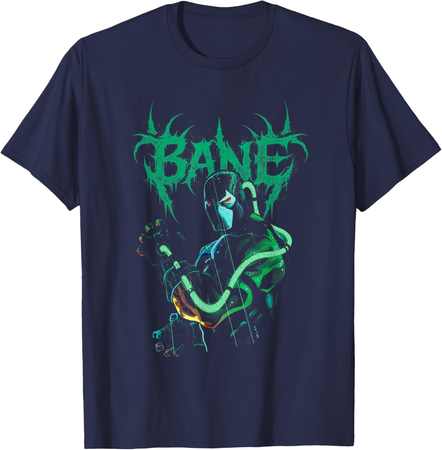 Batman Bane Toxic Pump T-Shirt - T-Shirt | Navy