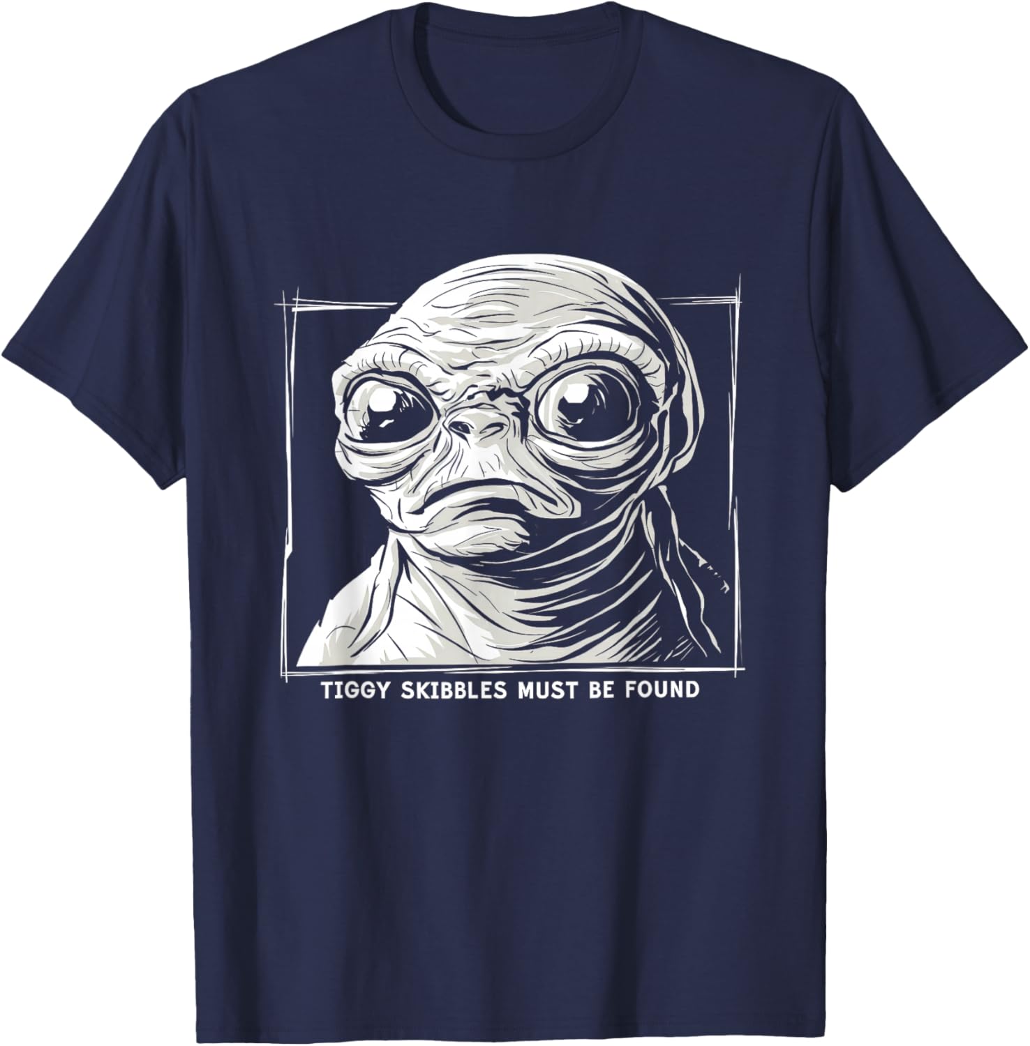 Tiggy Skibbles Must Be Found T-Shirt - T-Shirt | Navy