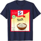 Salt Condiment Costume Holiday Spice Costumes T-Shirt - T-Shirt | Navy