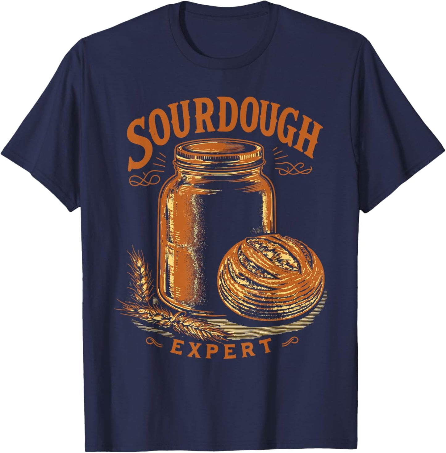 Sourdough Expert T-Shirt - T-Shirt | Navy
