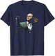 Singer Phil Collins Live On Stage 1990 T-Shirt - T-Shirt | Navy