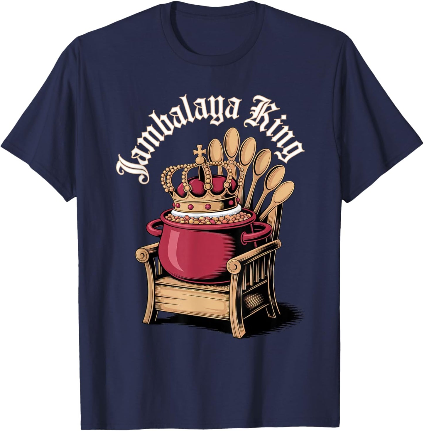 Jambalaya King T-Shirt - T-Shirt | Navy