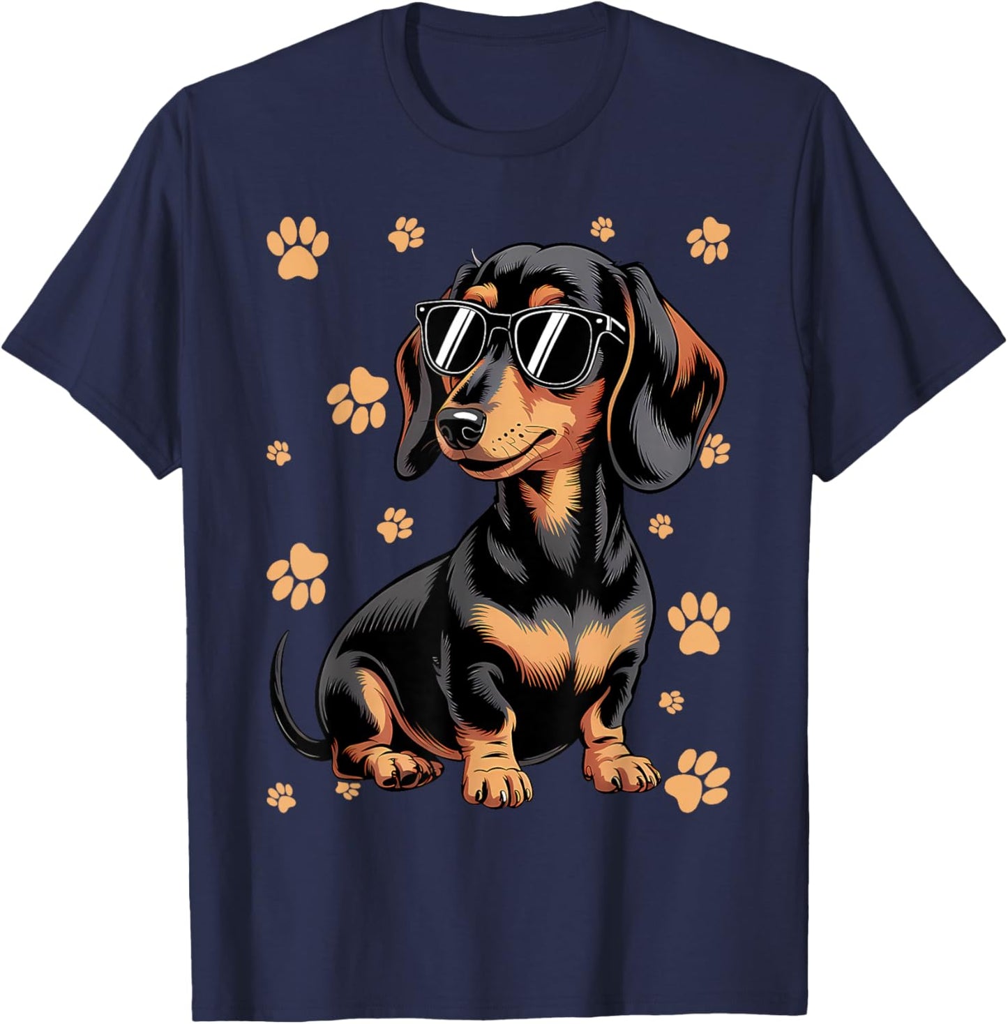 Dachshund Weiner Dog Boys Girls Kids Women T-Shirt - T-Shirt | Navy