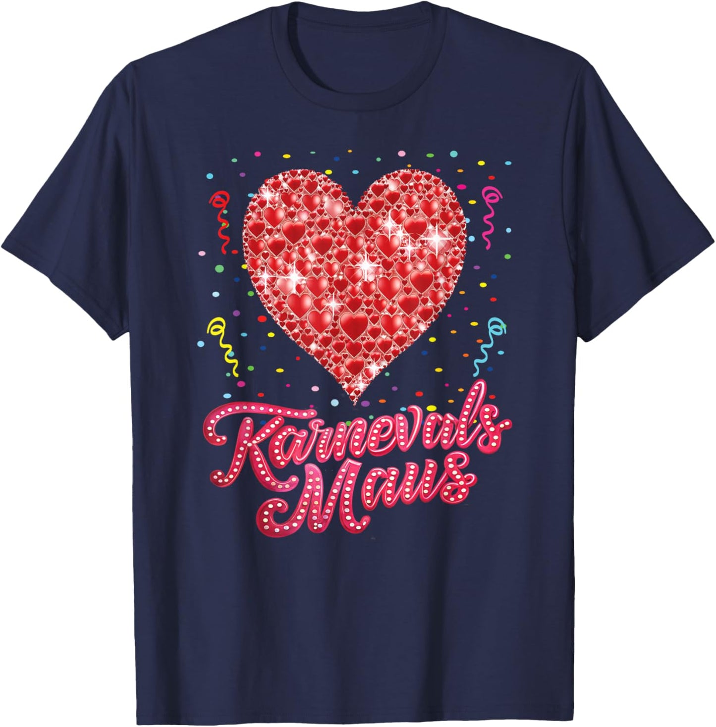 Carnival Mouse Carnival Costume Girls Confetti T-Shirt - T-Shirt | Navy