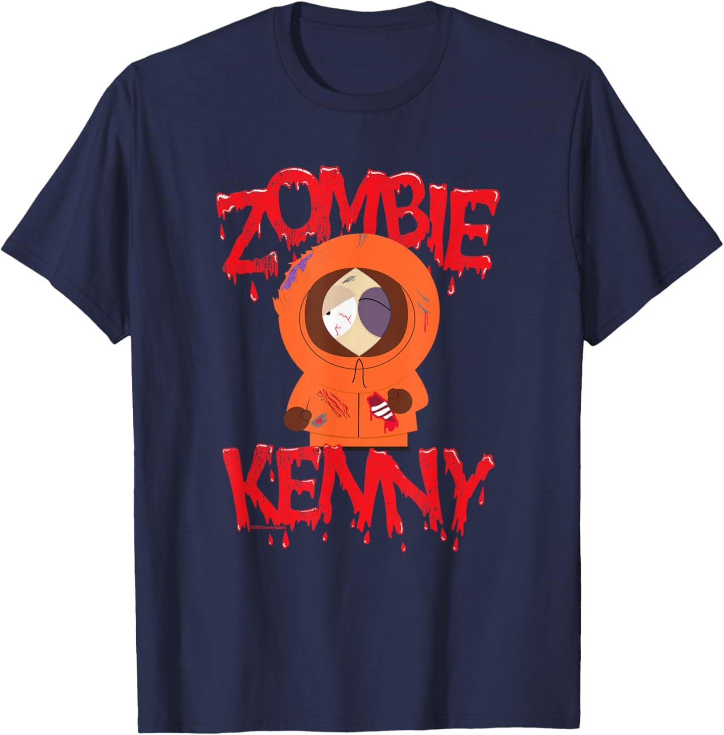 South Park Zombie Kenny T-Shirt - T-Shirt | Navy