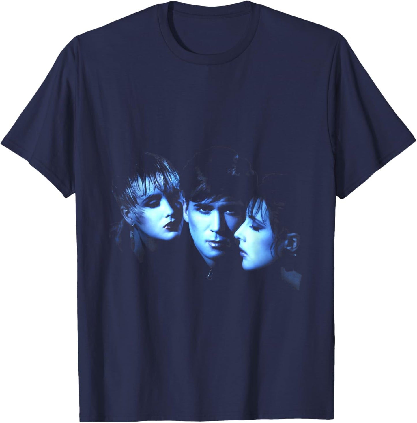 Human League Philip Oakey Trio Shot By Simon Fowler T-Shirt - T-Shirt | Navy