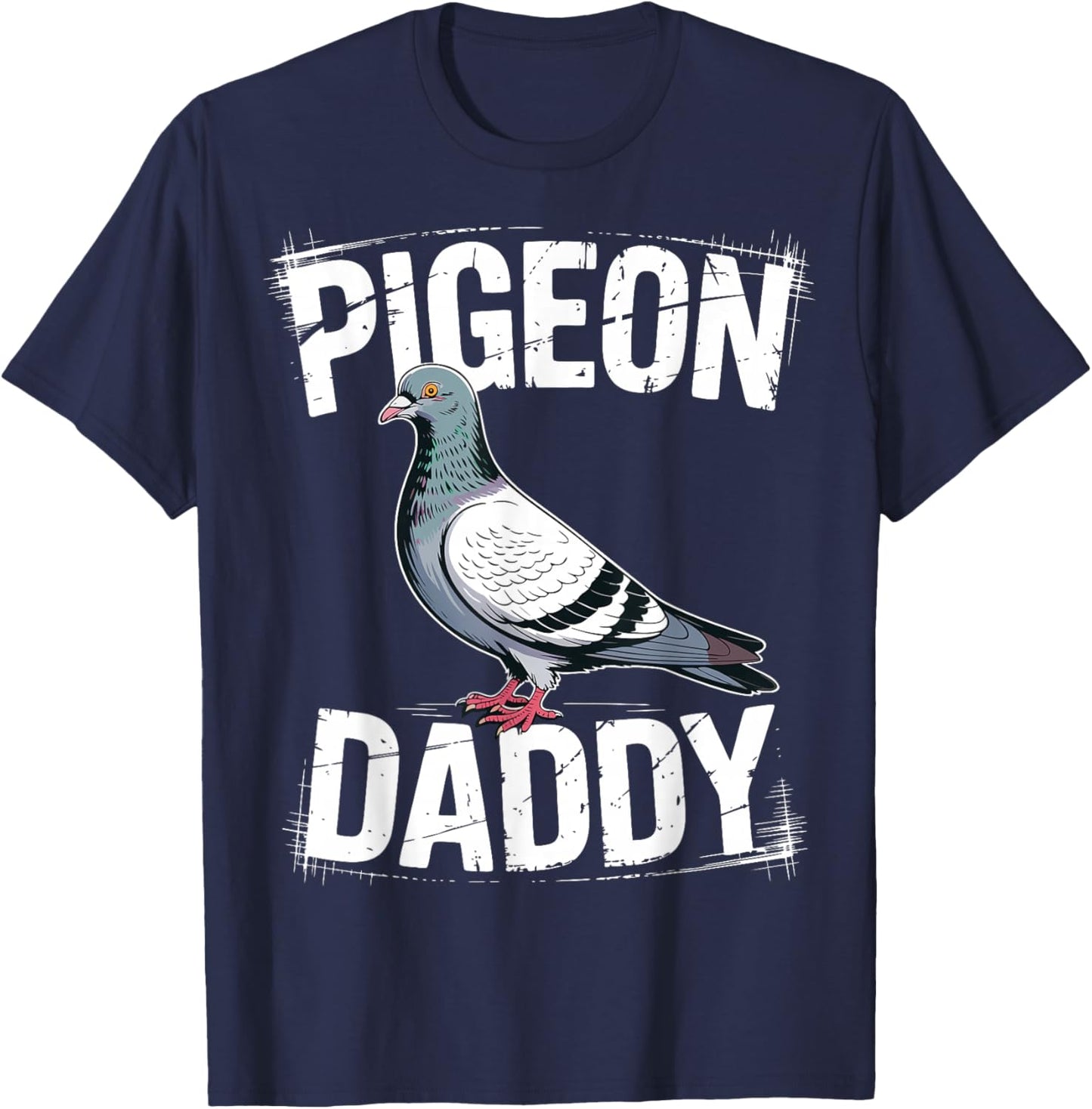 Father Pigeon Racing Fanciers Dad Homing Pigeon T-Shirt - T-Shirt | Navy