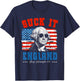 Funny Suck It England 4th of July George Washington 1776 Men T-Shirt - T-Shirt | Navy
