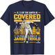 Covered Jared Triolo Pittsburgh Baseball MLBPA T-Shirt - T-Shirt | Navy