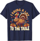 Funny Thanksgiving meme Turkey day T-Shirt - T-Shirt | Navy