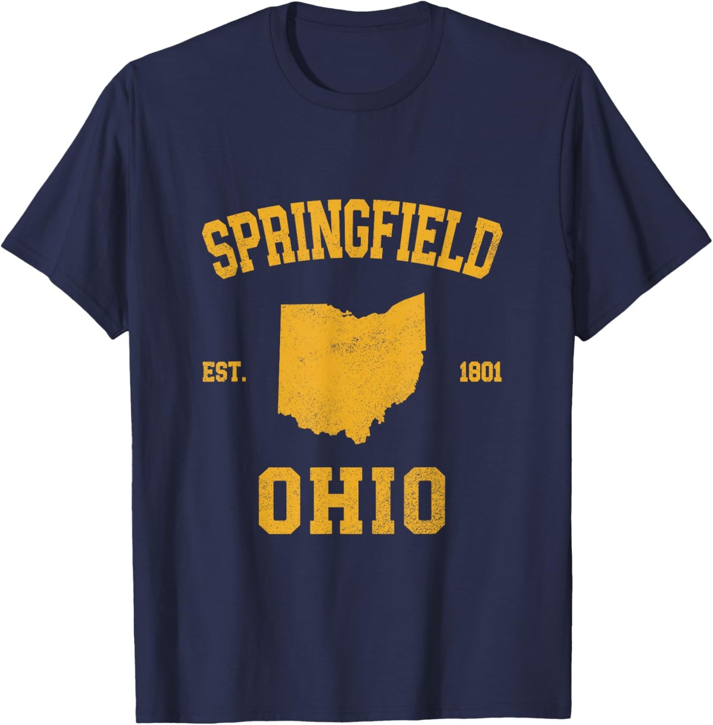 Springfield Ohio T-Shirt - T-Shirt | Navy