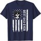 Best Bernese Mountain Dog Dad Ever Fathers Day USA Flag Women Kids T-Shirt - T-Shirt | Navy