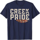 Creek Pride Native American, Southwest Tribe Indigenous T-Shirt - T-Shirt | Navy