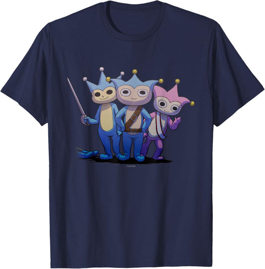 Ace Attorney Investigations Collection Badger Family T-Shirt - T-Shirt | Navy