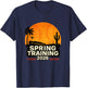 Spring Training 2026 Sunset Graphic Florida & Arizona Base T-Shirt - T-Shirt | Navy