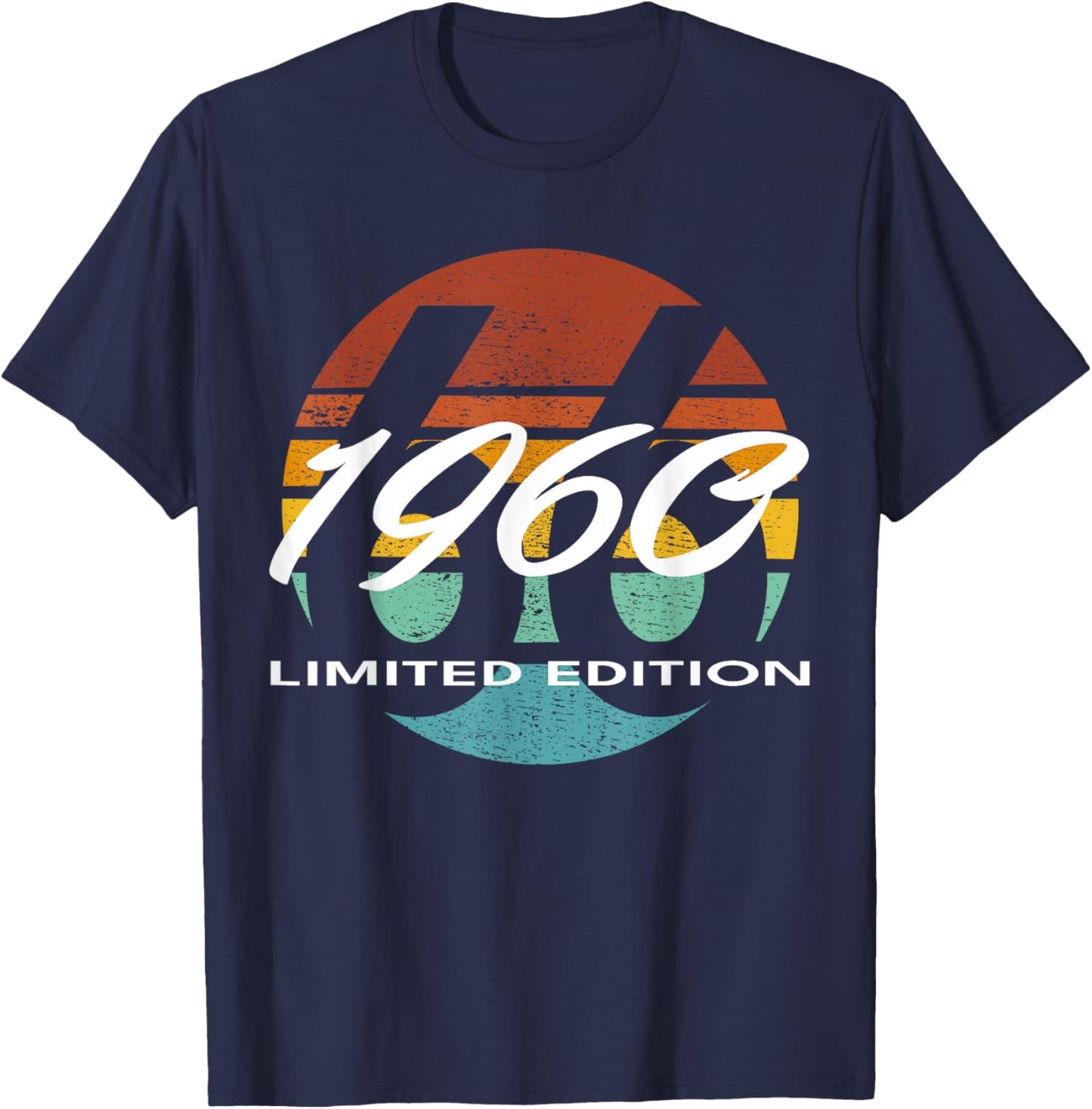 66th Birthday Man Woman 66 Years 1960 Funny Gift T-Shirt - T-Shirt | Navy