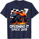 Birthday Monster Truck 7 Year Old Boys 7th Party Born 2019 T-Shirt - T-Shirt | Navy