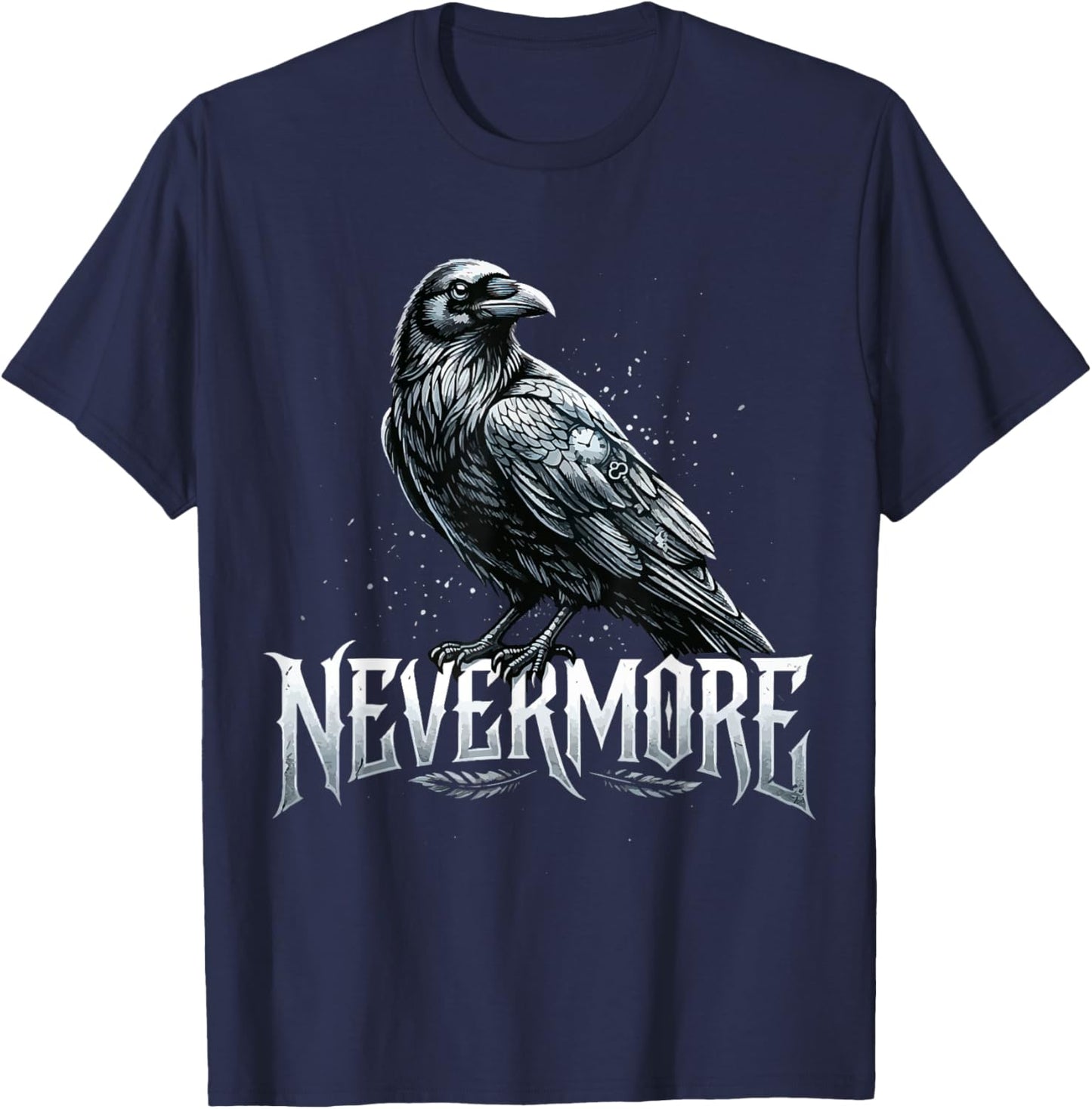 Raven Nevermore T-Shirt - T-Shirt | Navy
