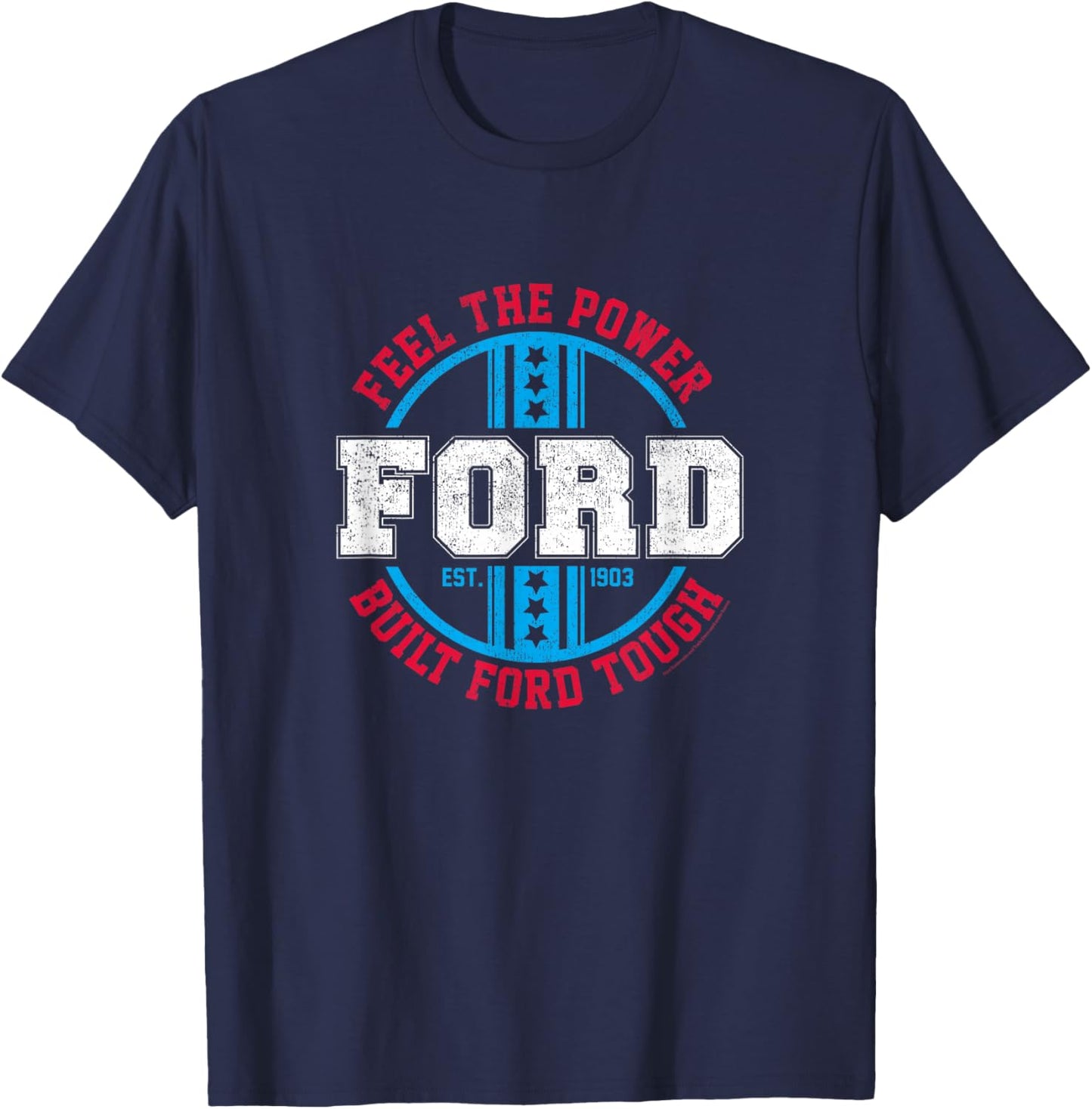 Ford - Feel the Power T-Shirt - T-Shirt | Navy
