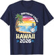 Birthday Crew Hawaii 2026 Tropical Hawaii Birthday Trip T-Shirt - T-Shirt | Navy